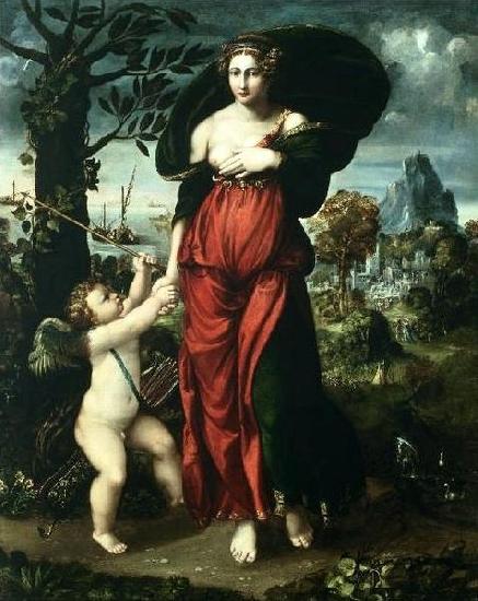 unknow artist Venus and Cupid France oil painting art